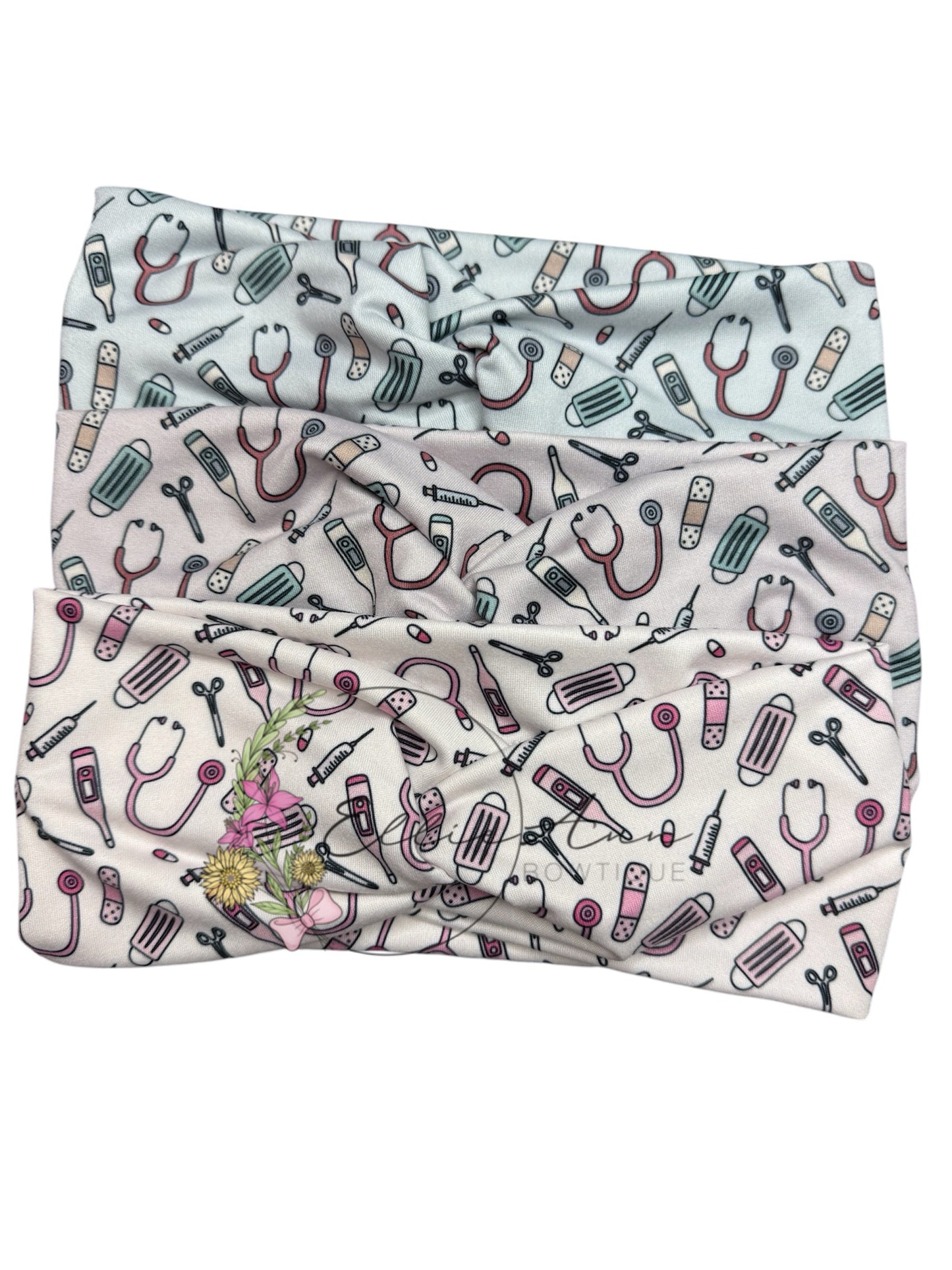 DBP Twist Headband- Medical Themed