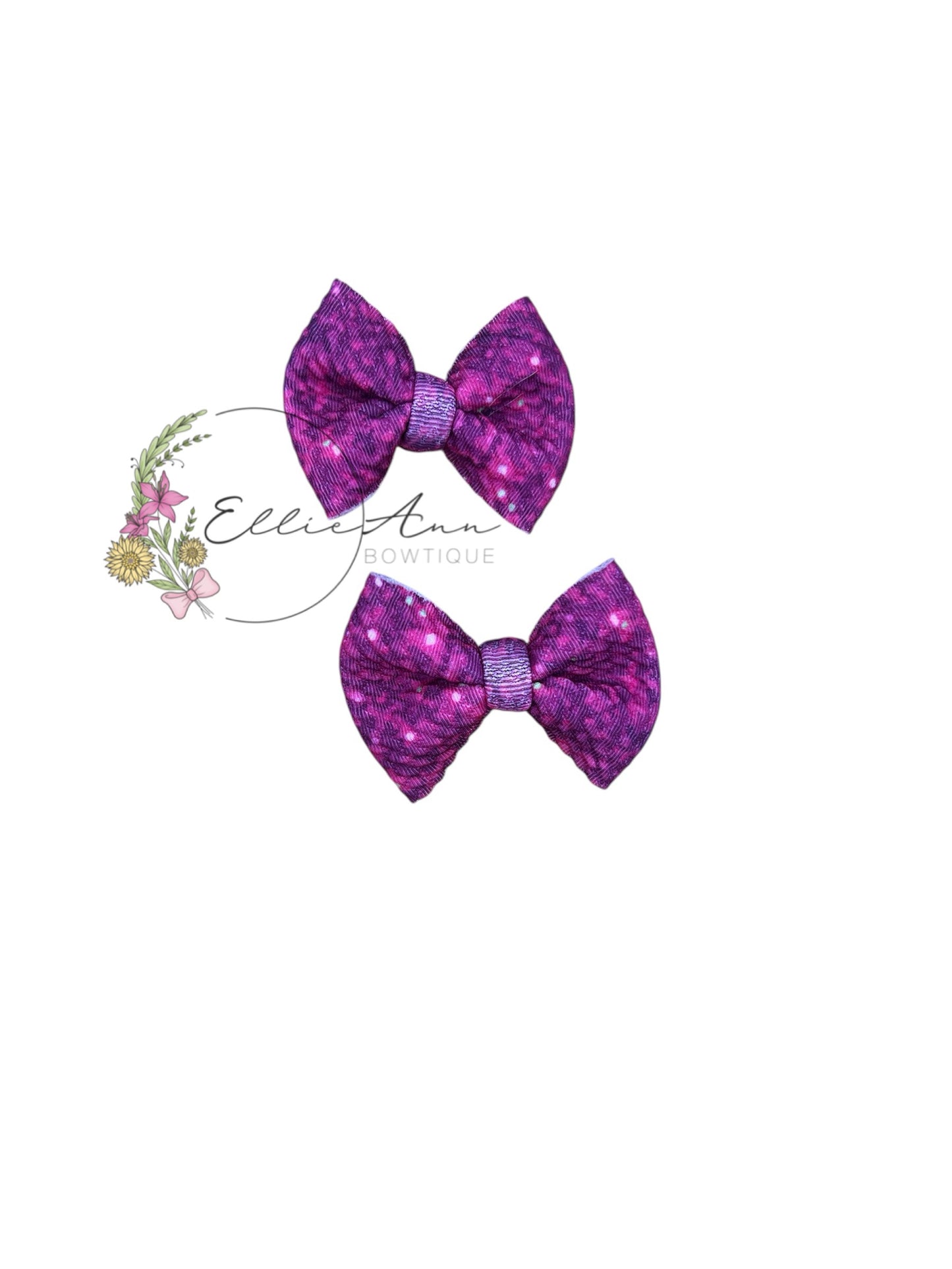 2inch fabric bow sets