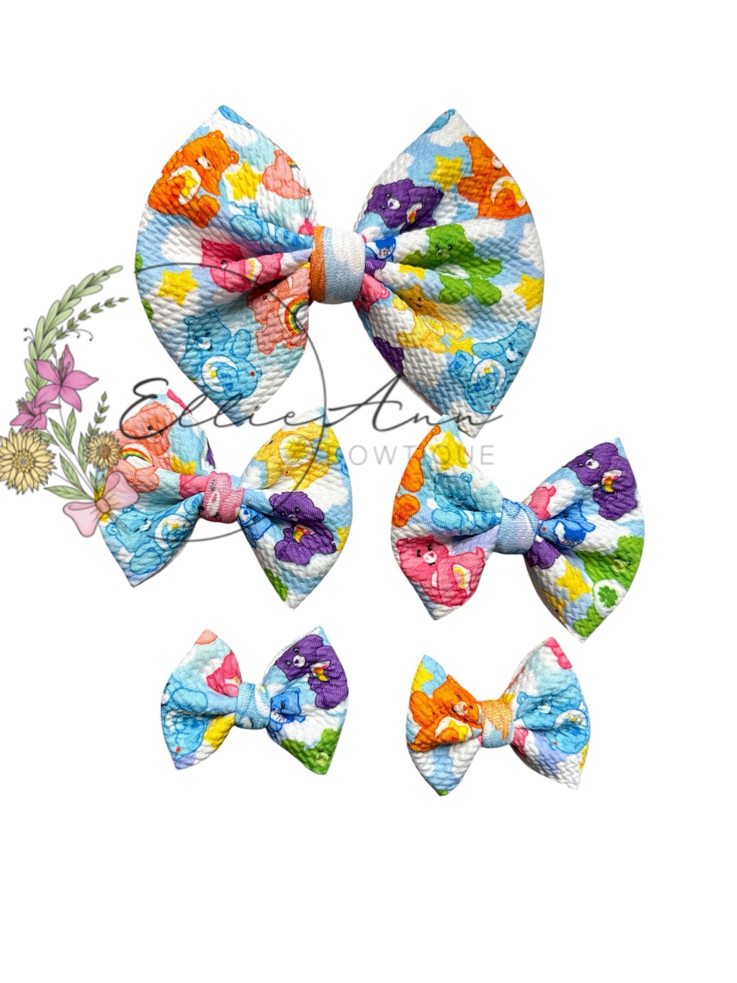 Fabric bows characters