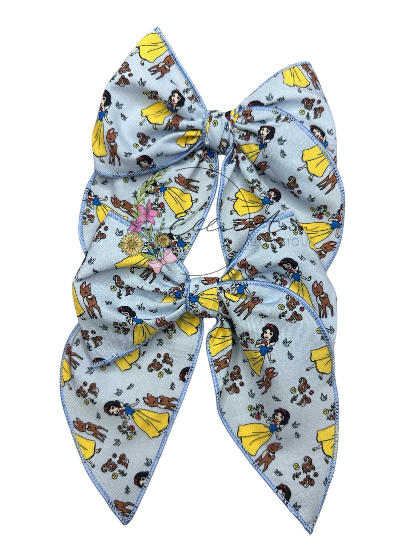 Character Serged hair bows
