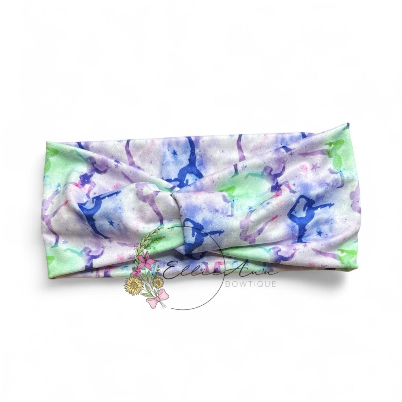 DBP Twist Headband watercolor Gymnastics