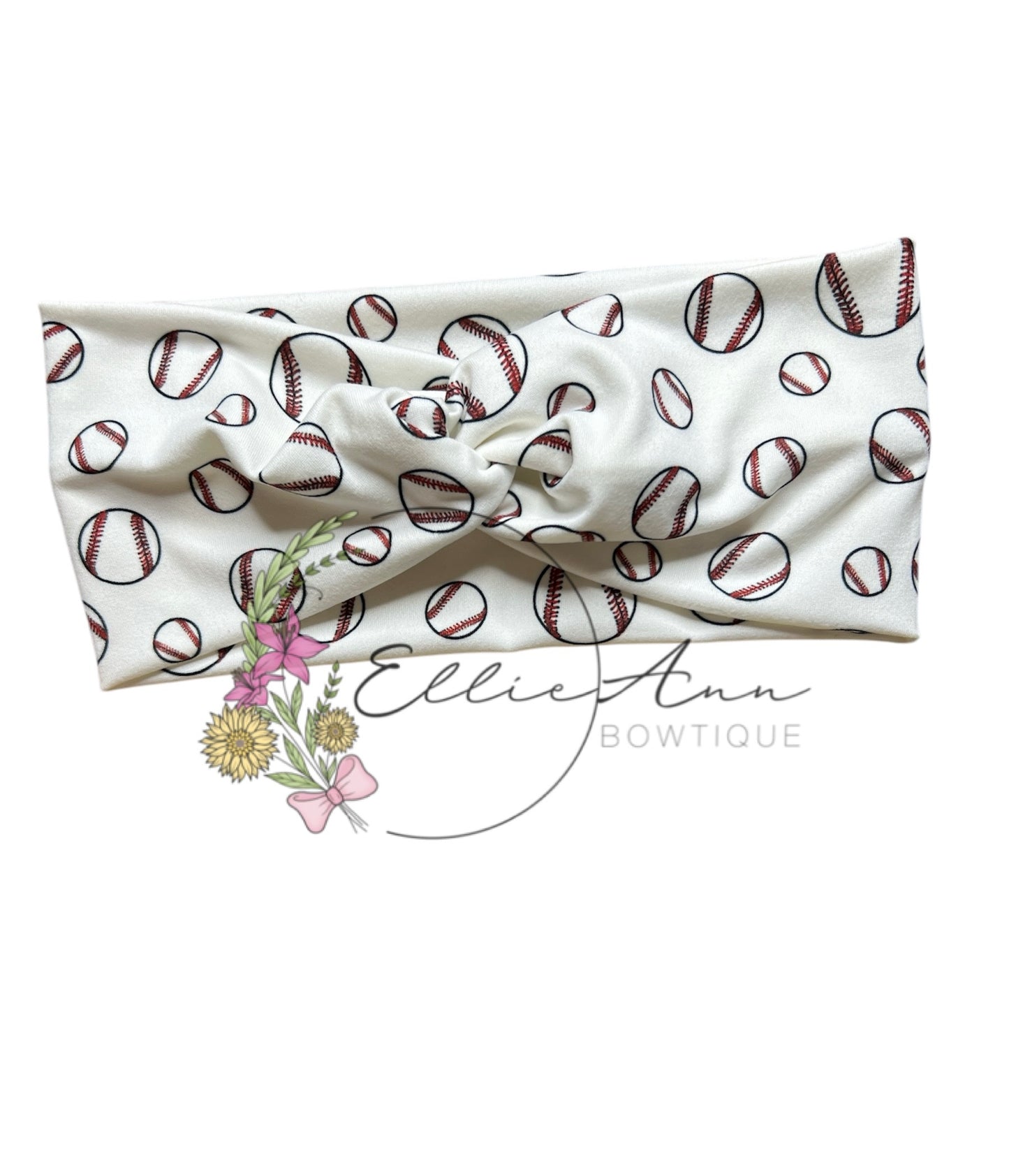 DBP Twist Headbands Baseball themed