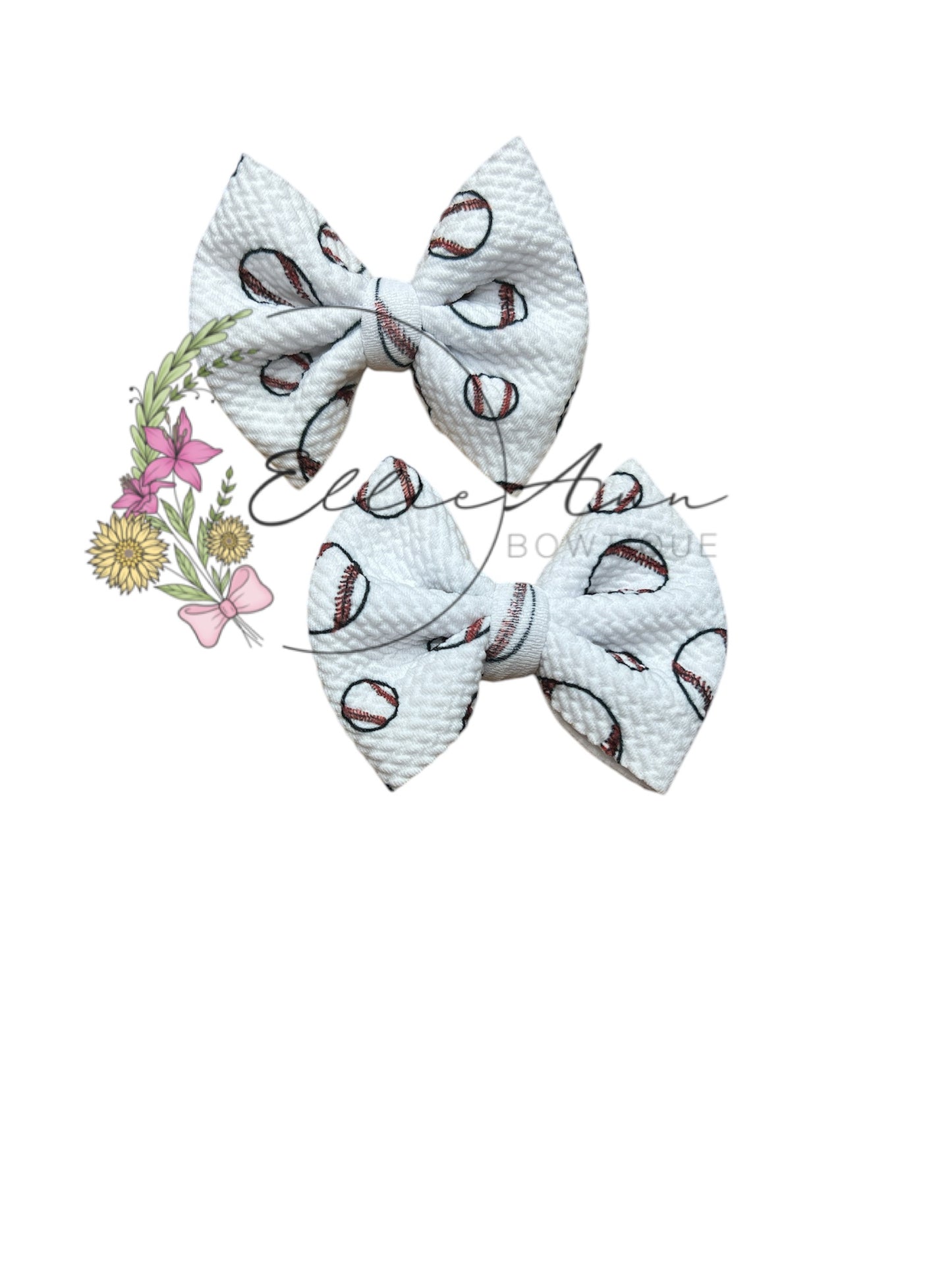 3inch Patterned fabric pigtail sets