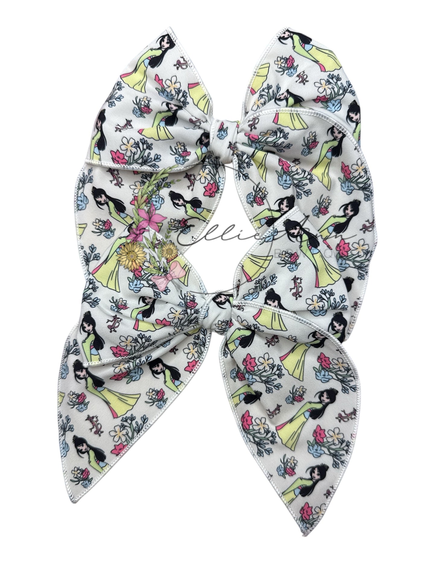 Character Serged hair bows