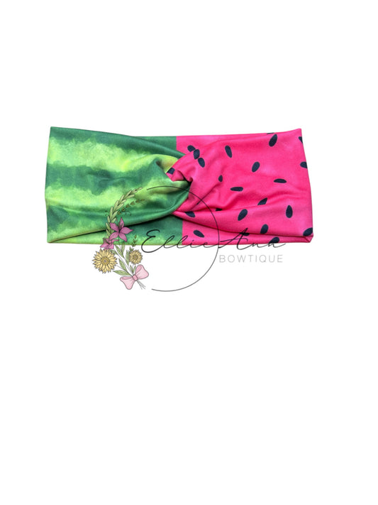 DBP Twist Headband Watermelon