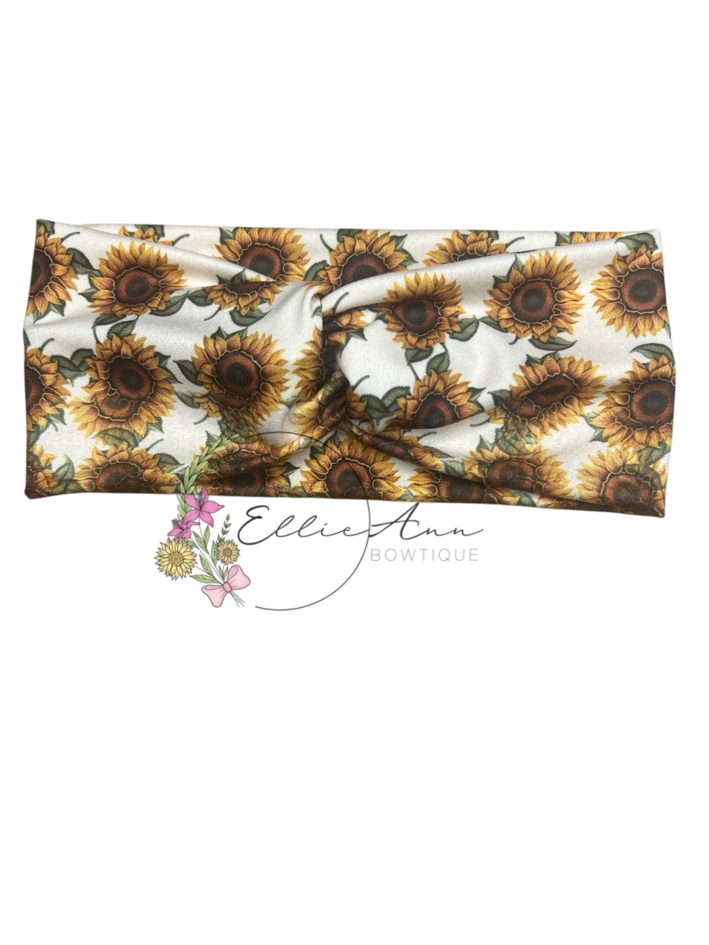 DBP Twist Headbands- Sunflowers