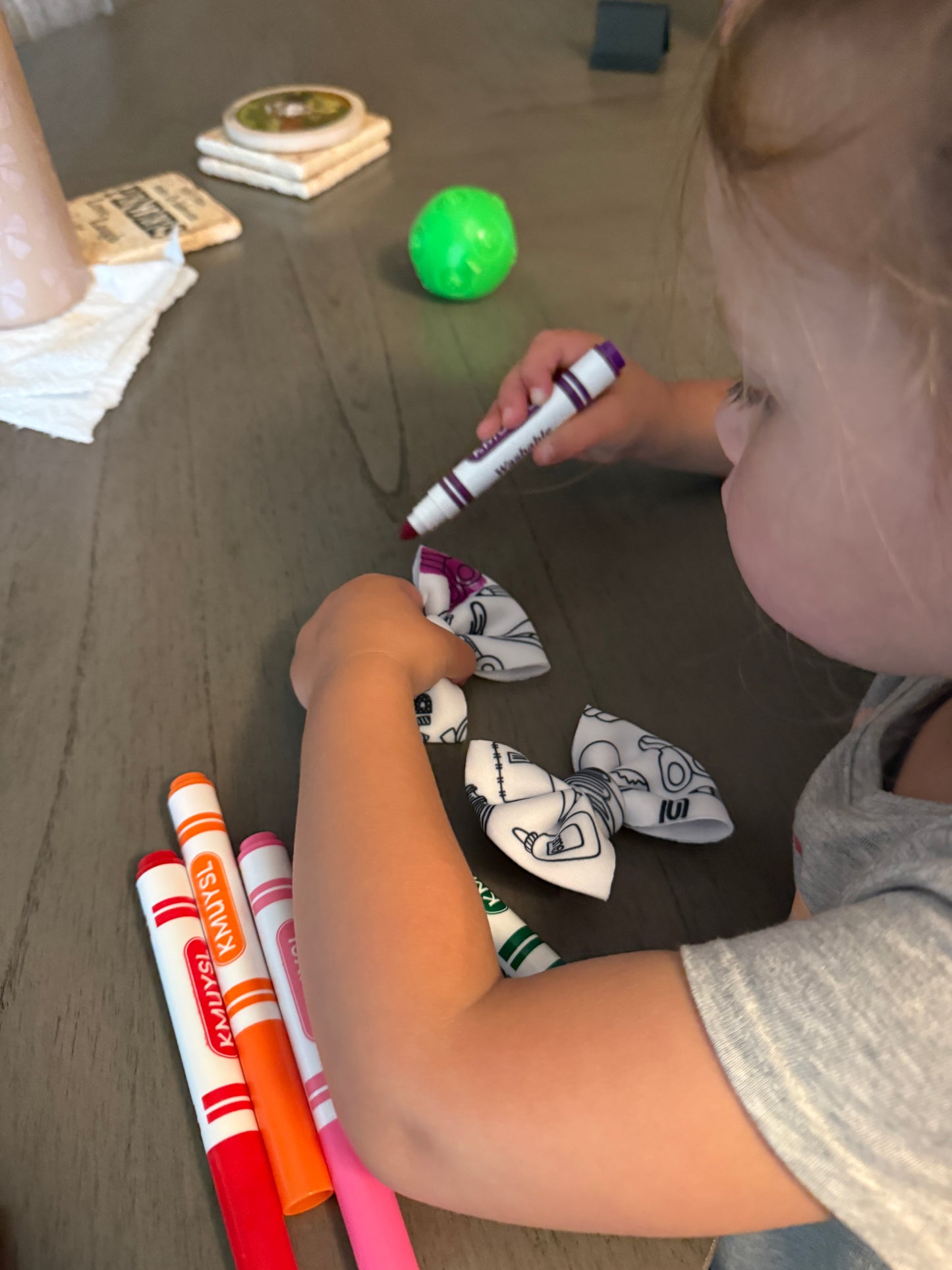 Color me- Back to School Bows