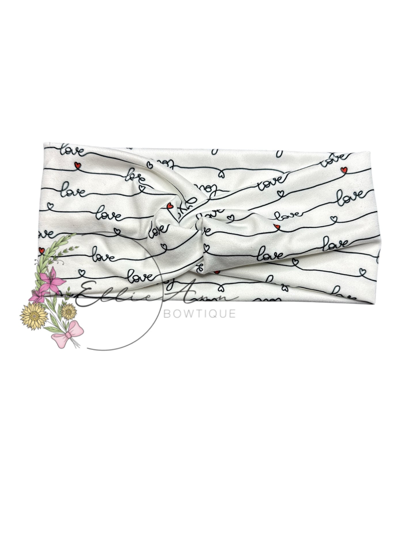 DBP twist headbands-hearts