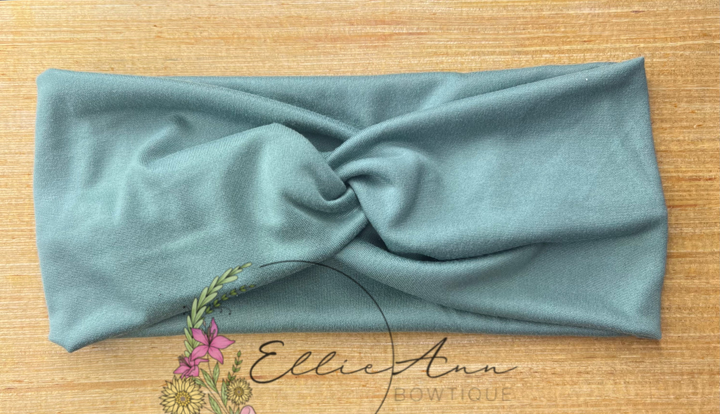 DBP Solid color twist Headbands
