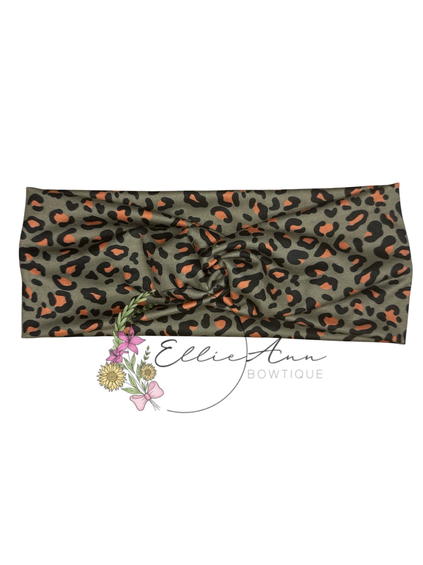 DBP fall leopard Headbands
