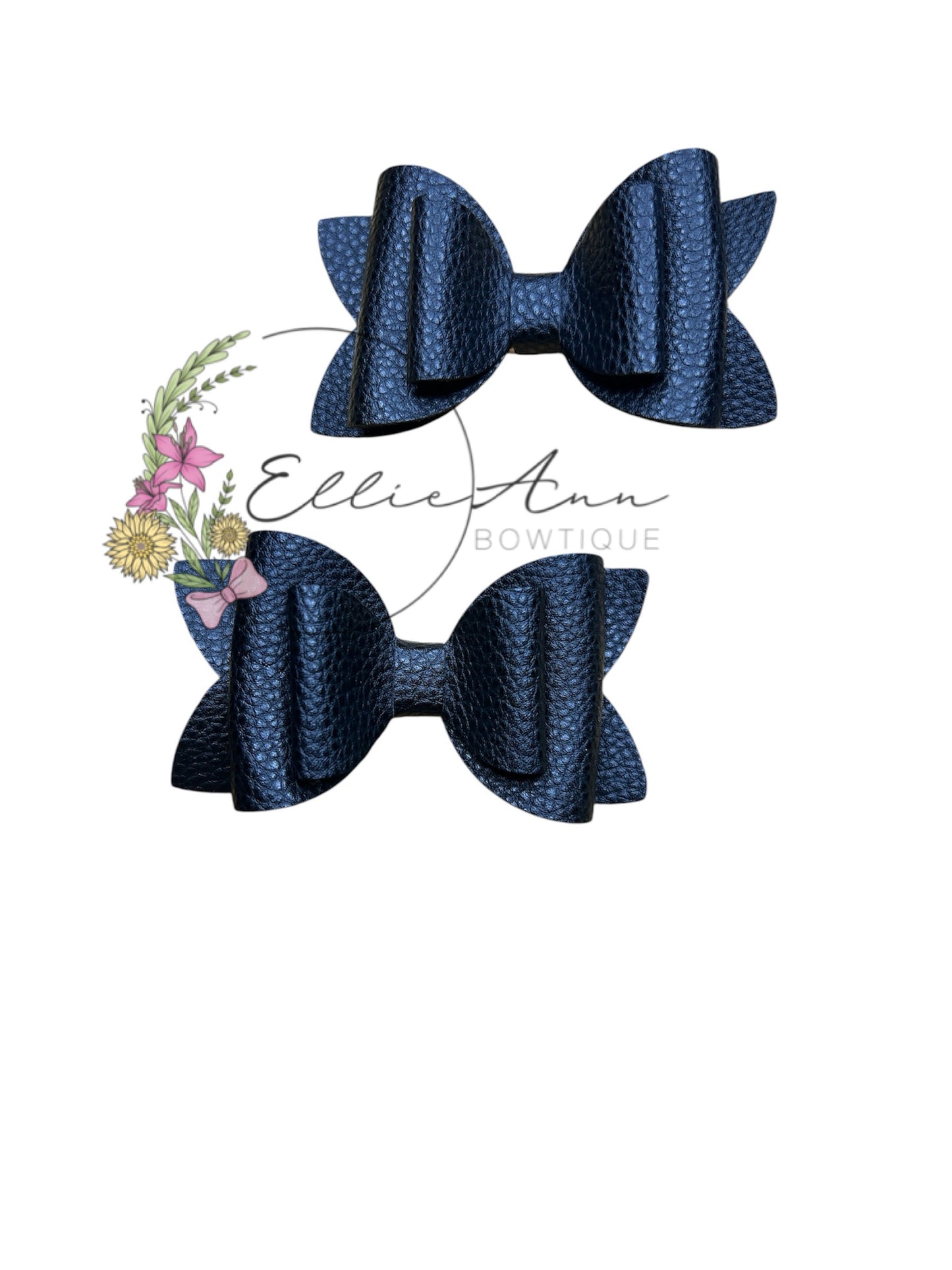Solids 3inch Leather Pigtail Sets