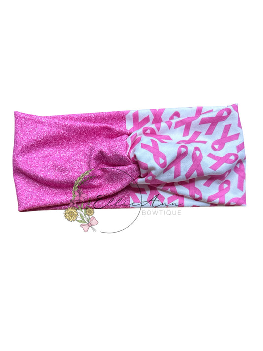 DBP Twist Headband Breast Cancer Awareness