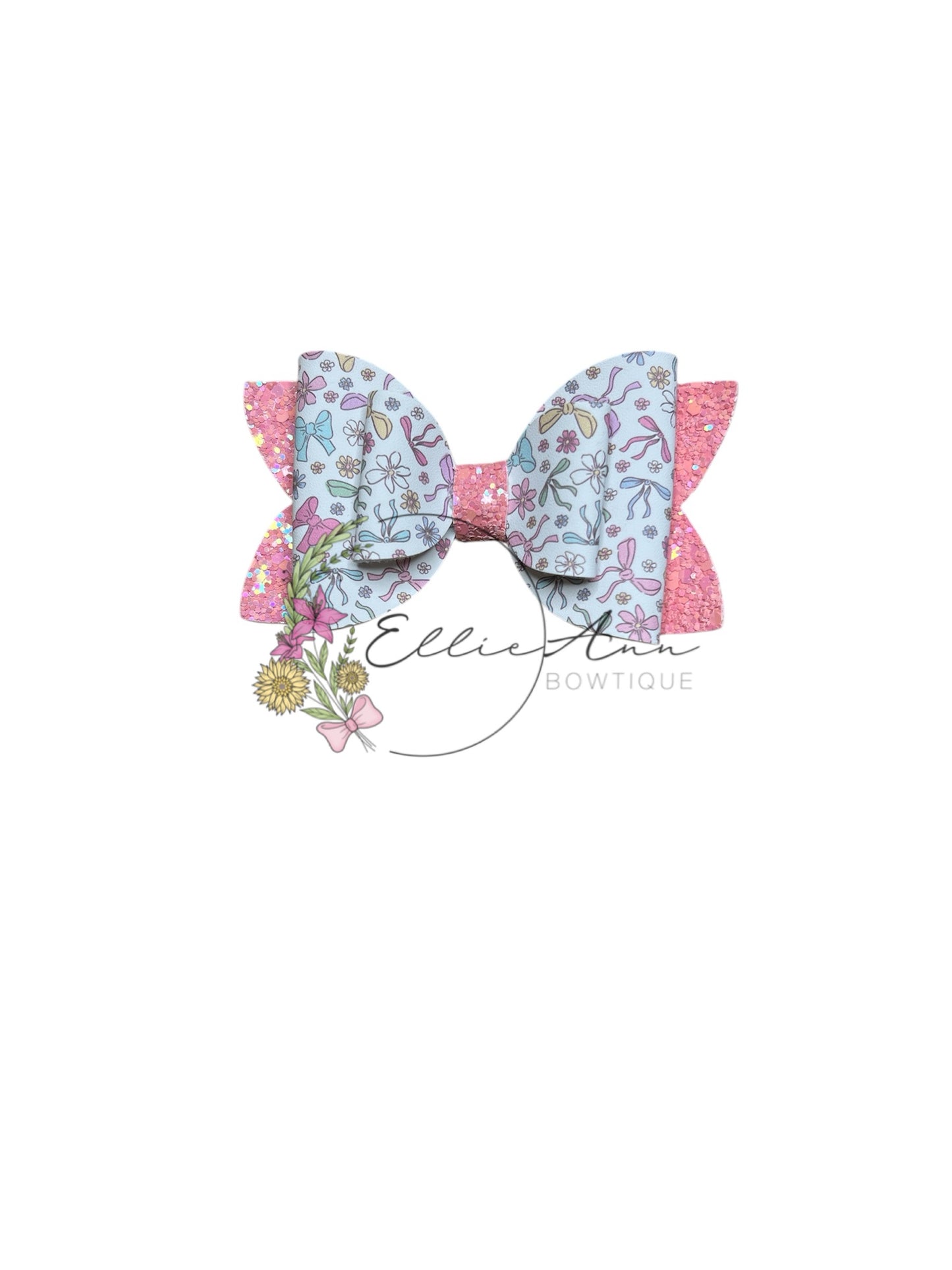 LIVE order 4inch Leather Bows on clips