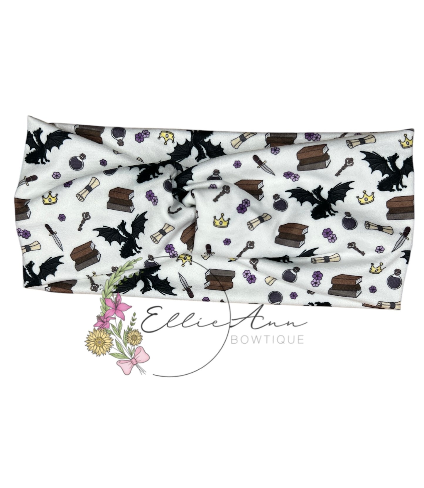 DBP Twist Headbands-book themed