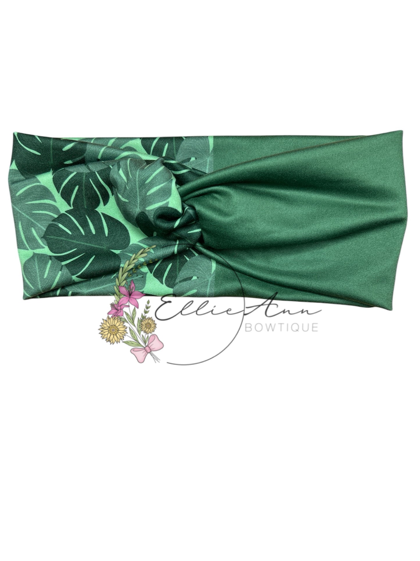 DBP Twist Headbands Palm Leaves