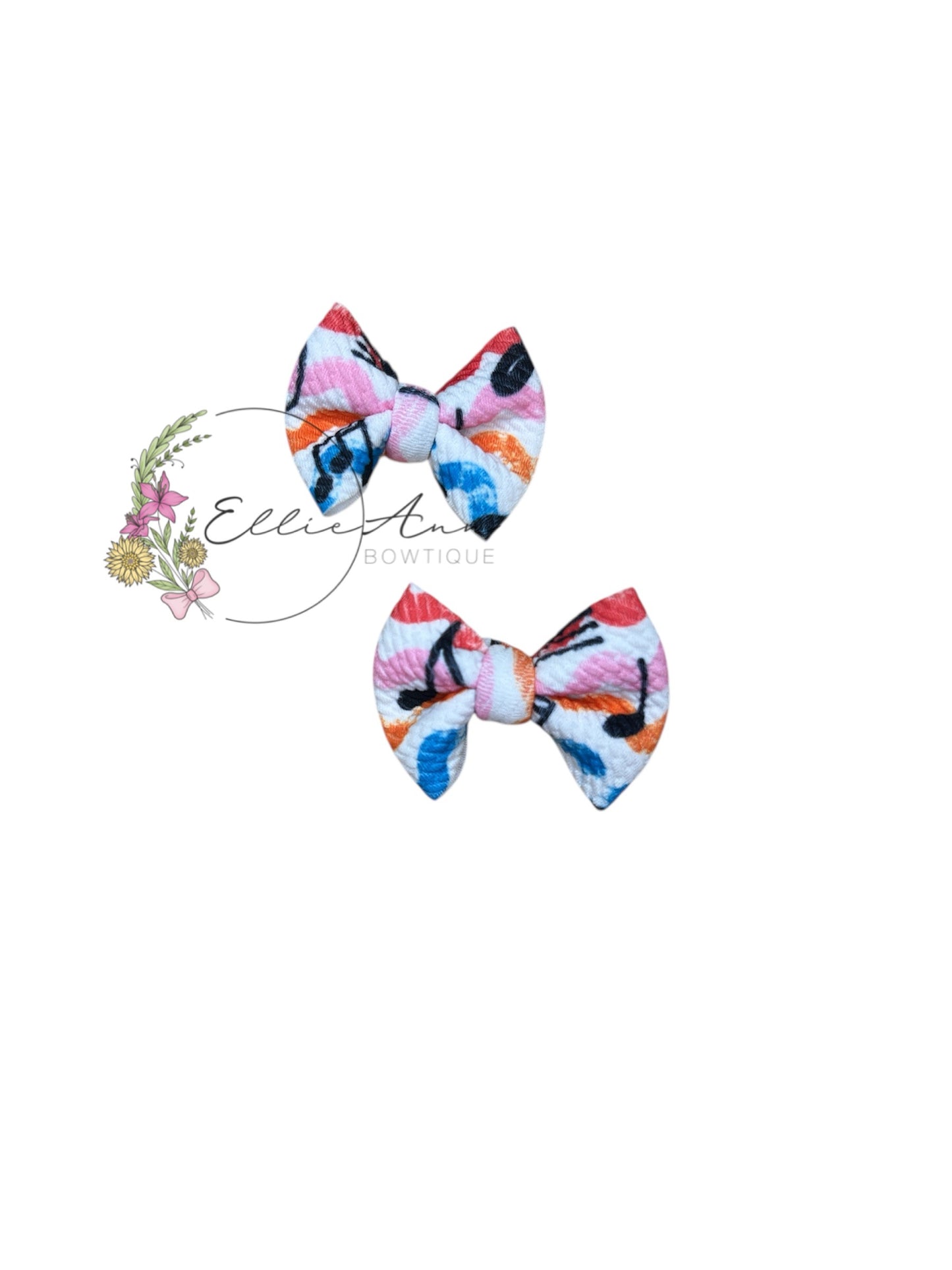2inch fabric bow sets