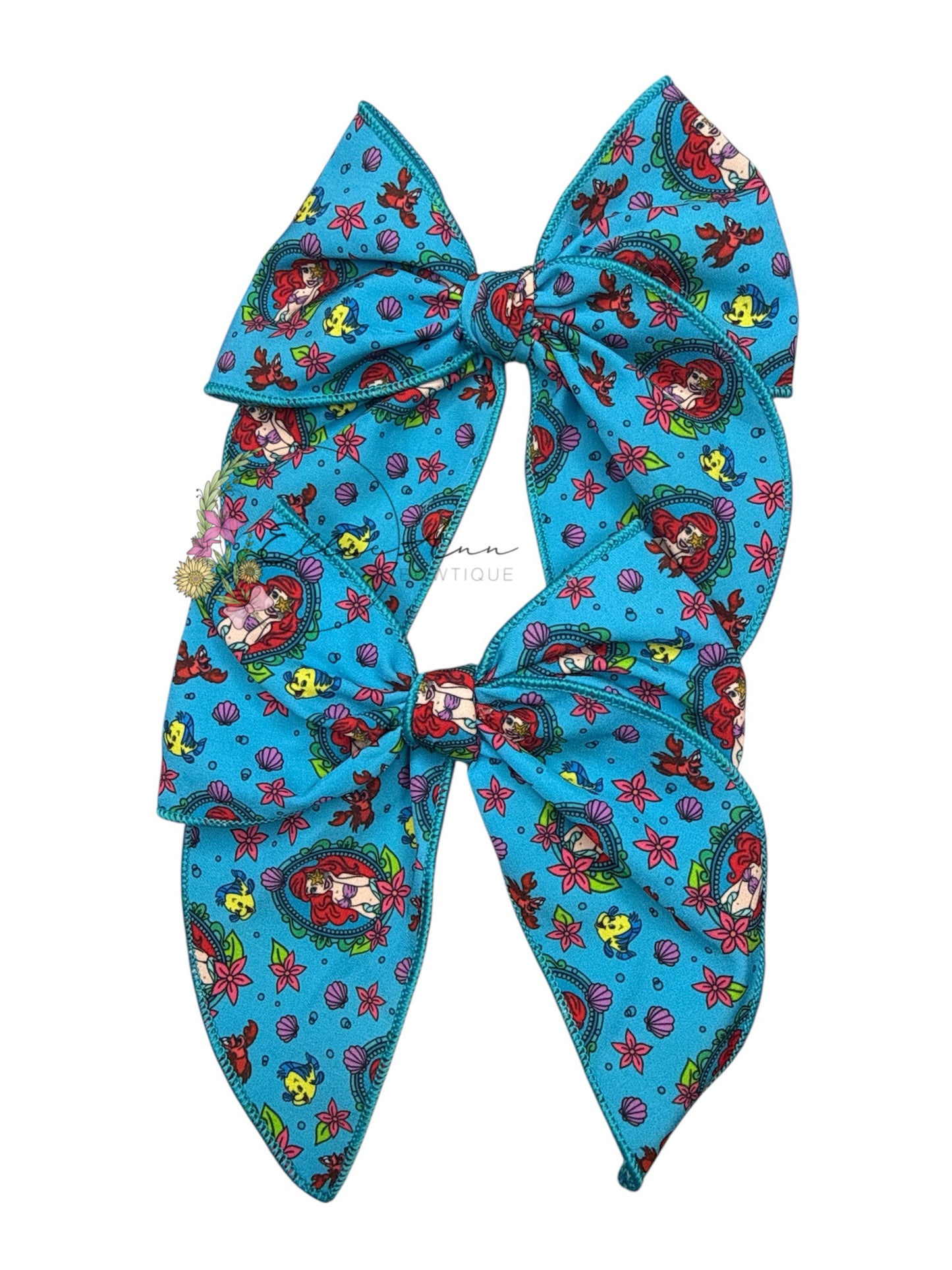 Character Serged hair bows
