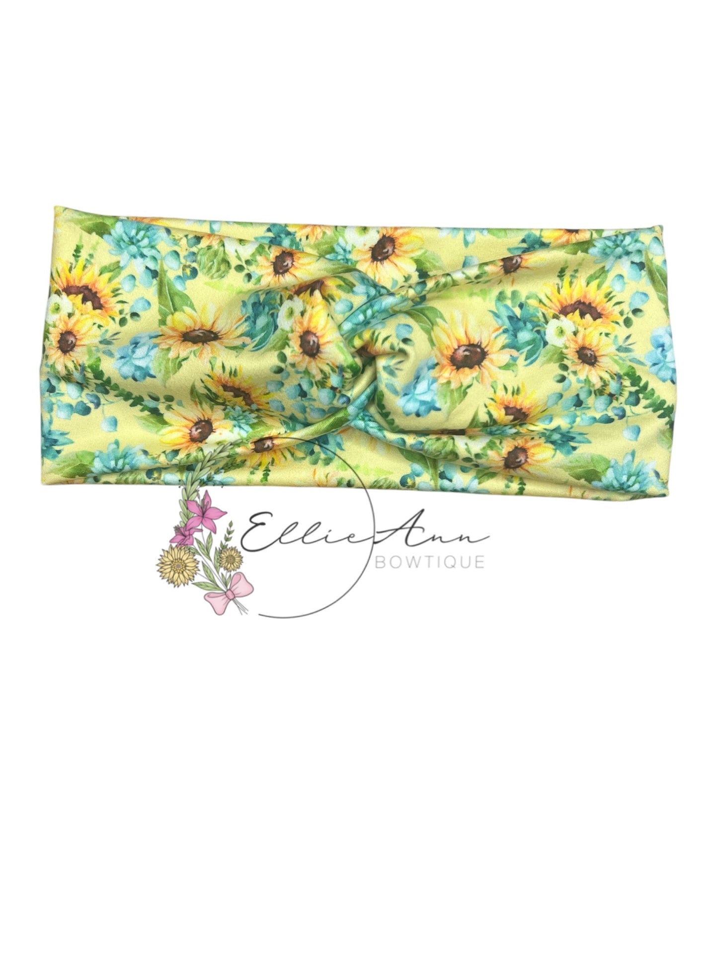 DBP Twist Headbands- Sunflowers
