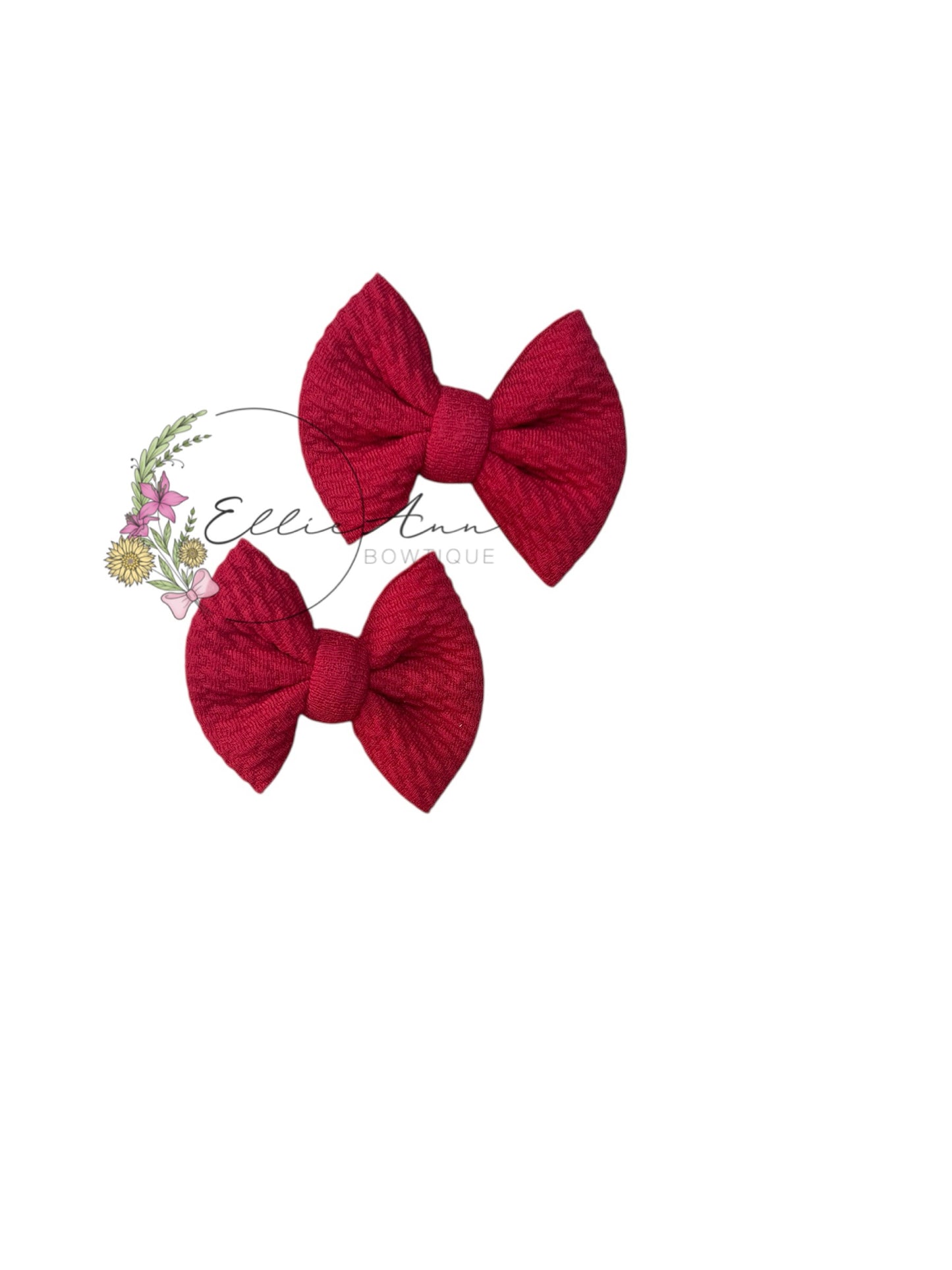 2inch fabric bow sets