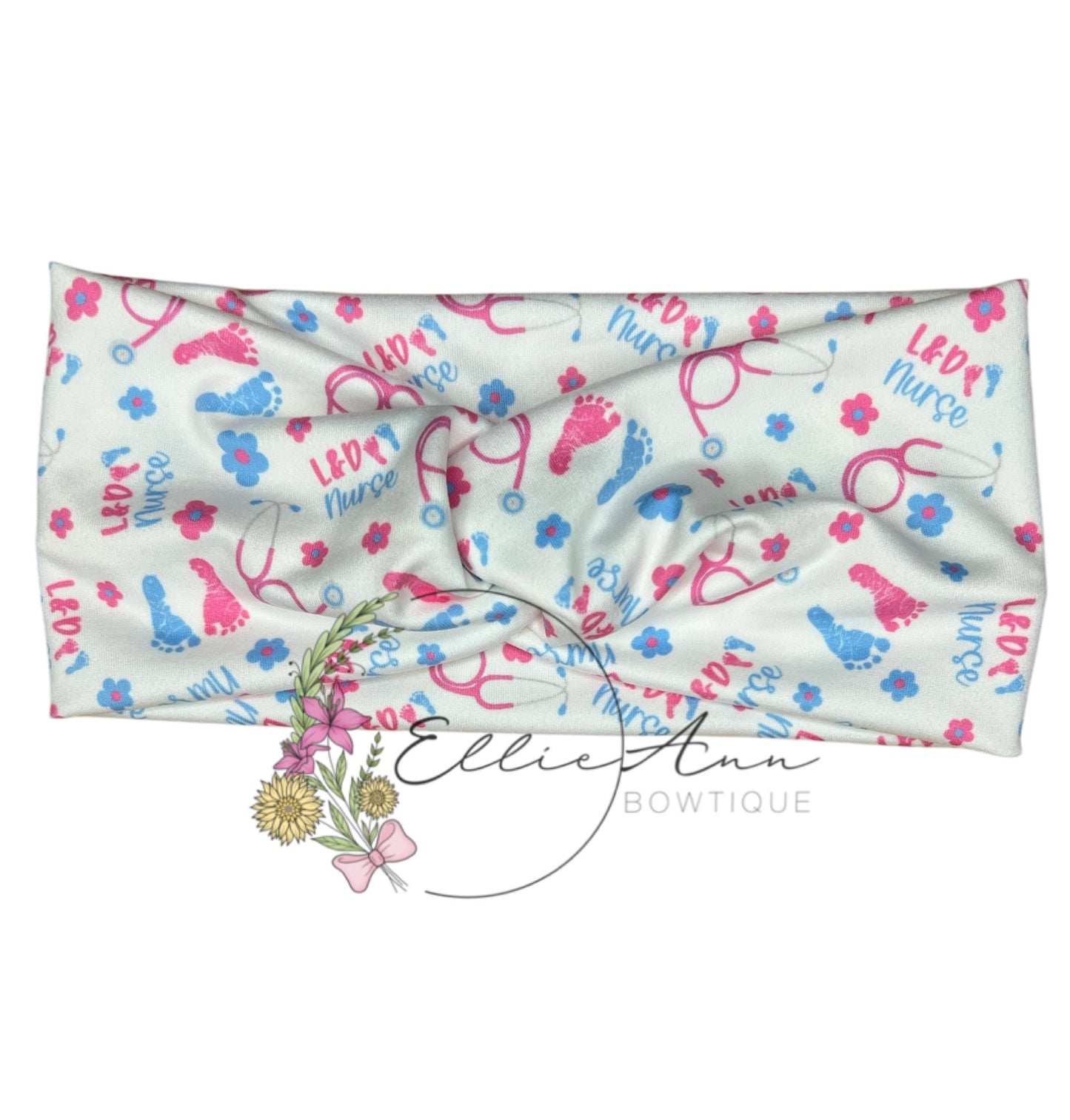 DBP Twist Headbands- Nurse Themed
