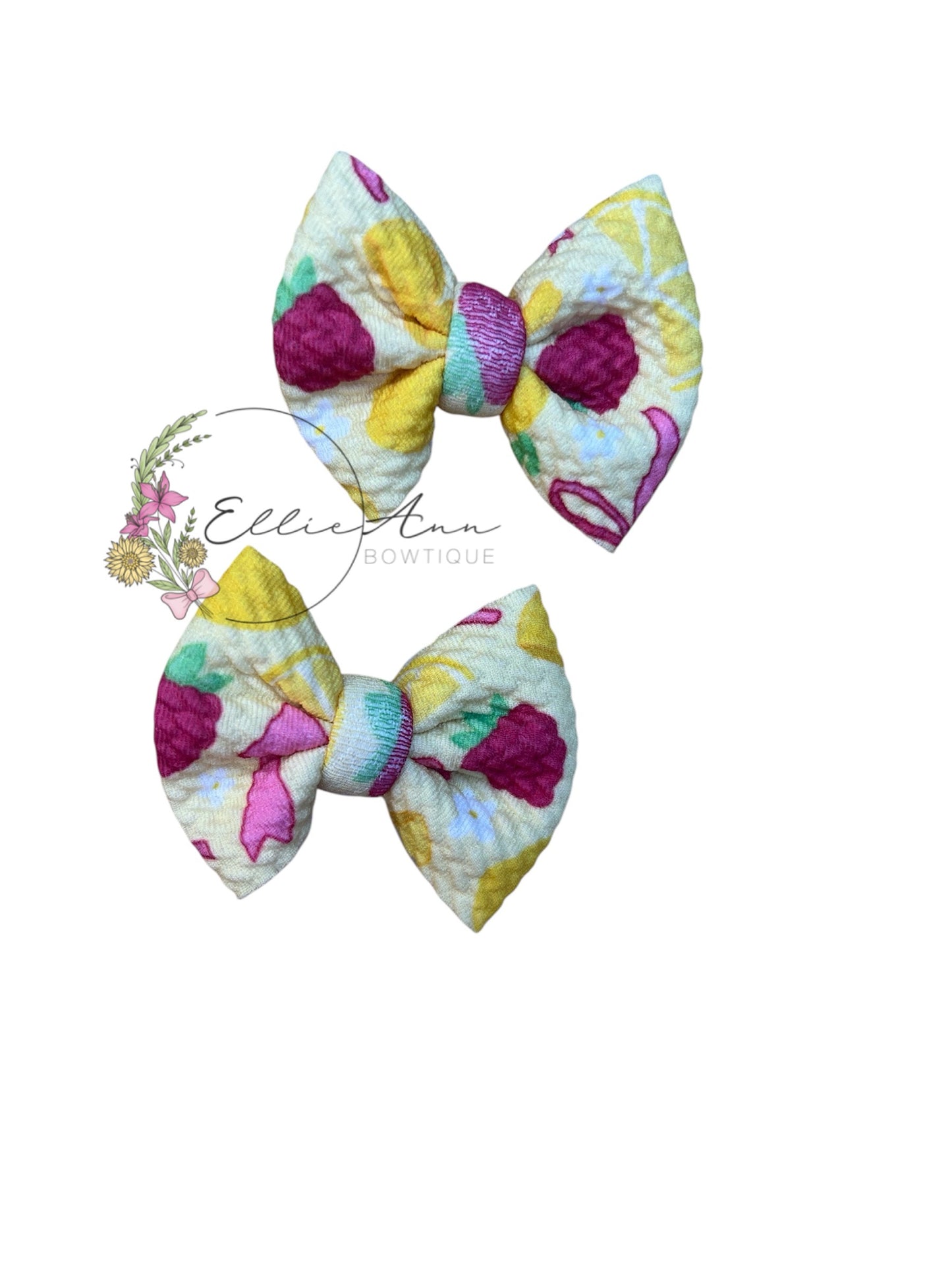 2inch fabric bow sets