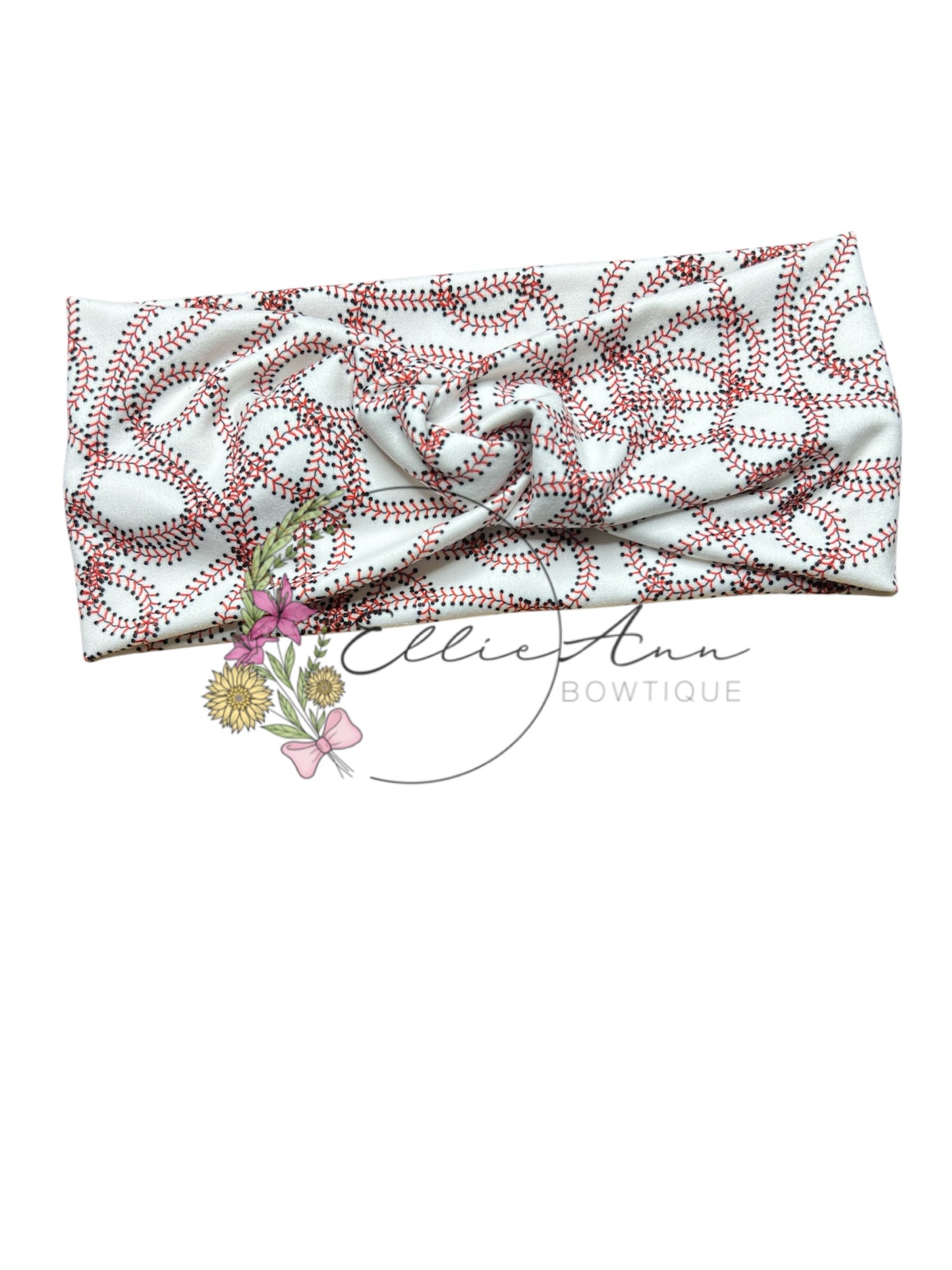 DBP Twist Headbands Baseball themed