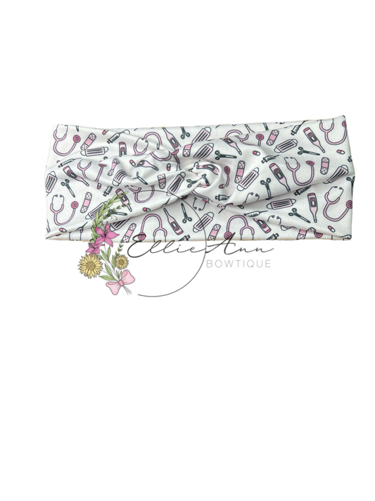 DBP Twist Headband- Medical Themed