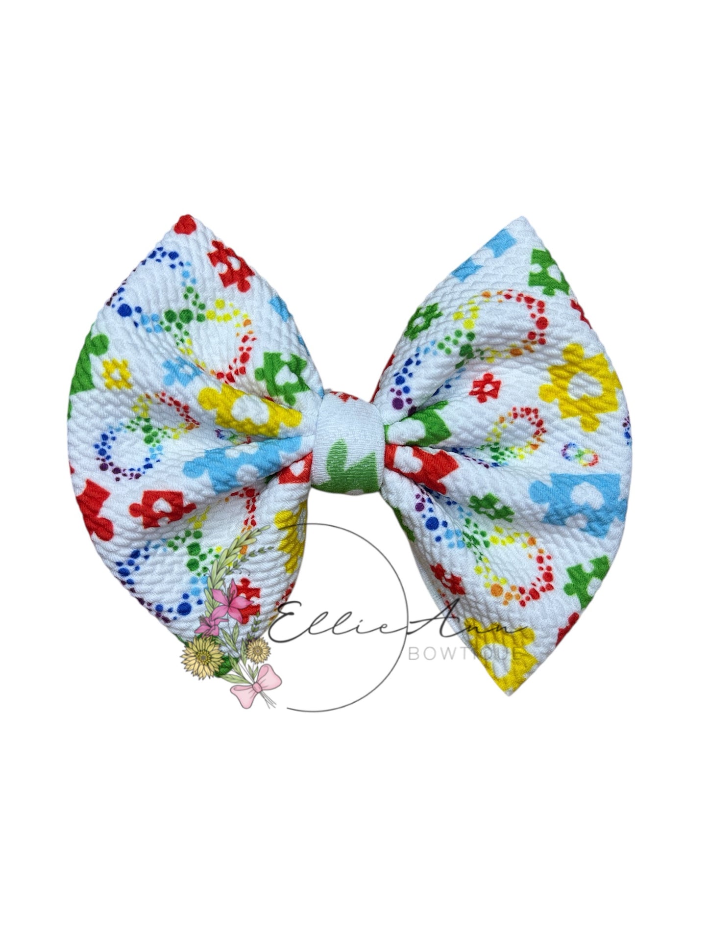 5 inch fabric Bows on clips