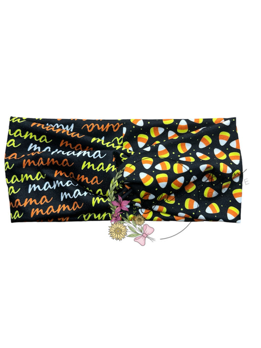 Candy Corn Mama Twist Headband