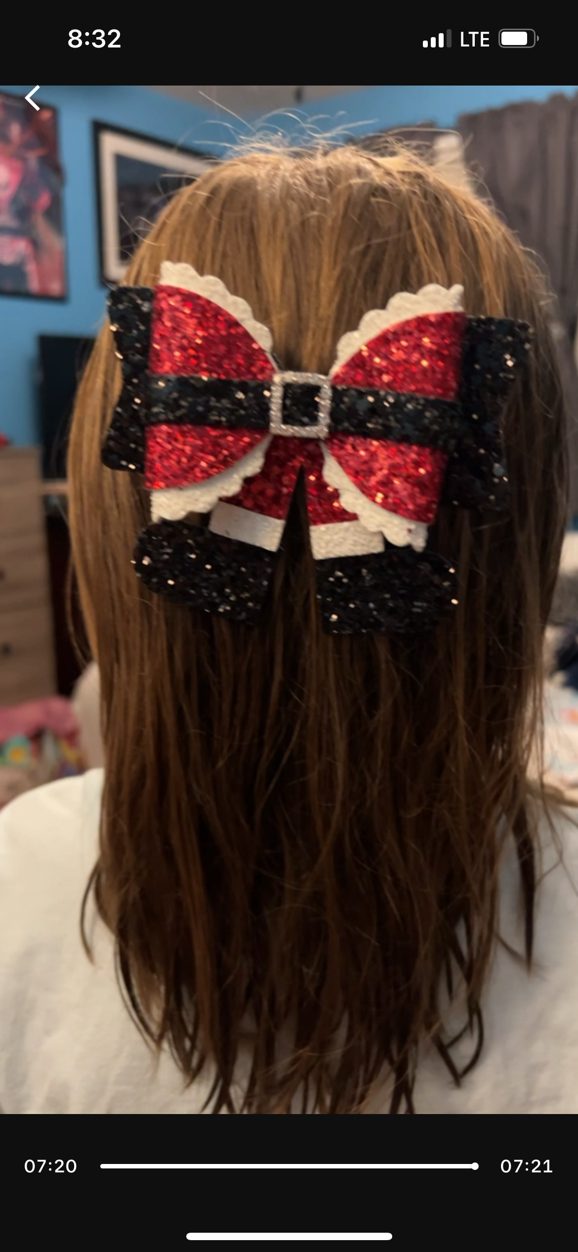 Santa Belt Bow